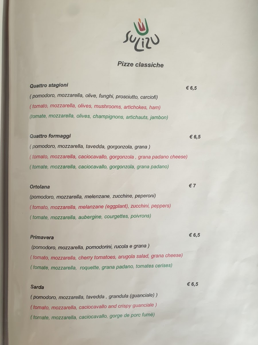 Menu Su Lizu Pizzeria-1