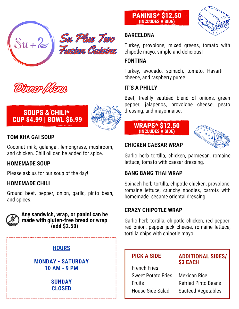Menu Su Plus Two Fusion Cuisine-5