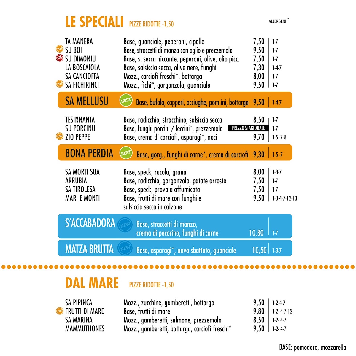 Menu Su Stampu Pizzeria Quartu-3