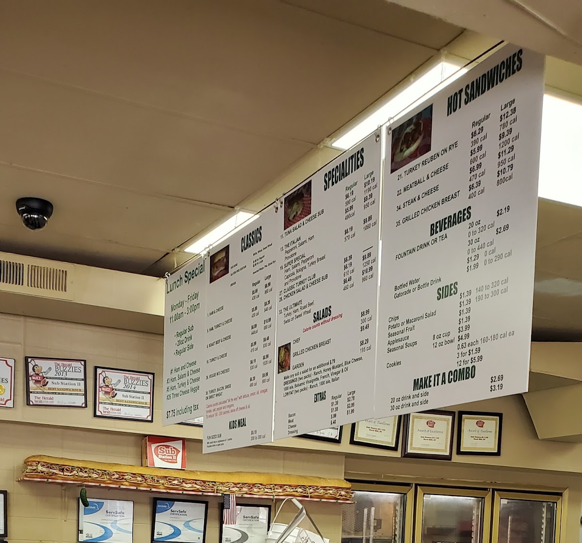 Menu Sub Station Ii-2