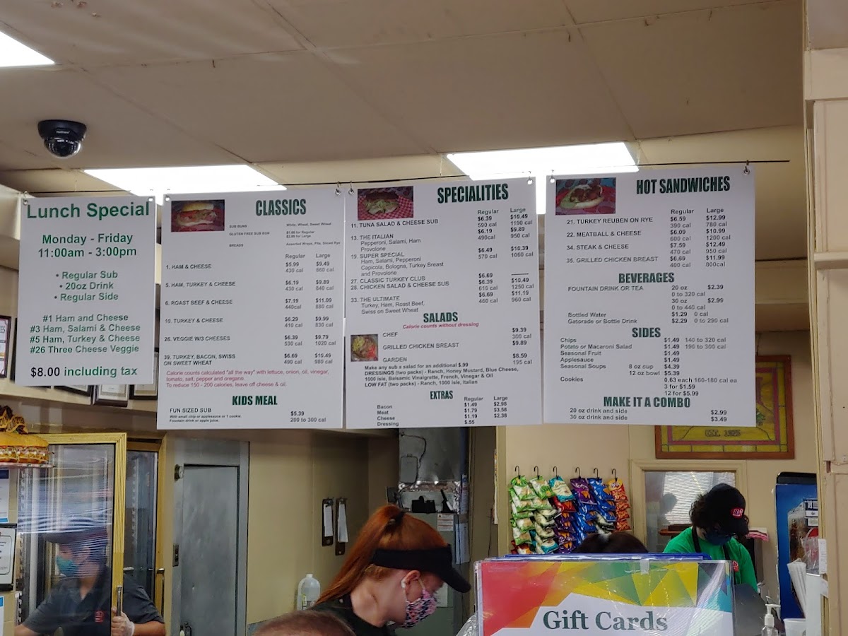 Menu Sub Station Ii-3
