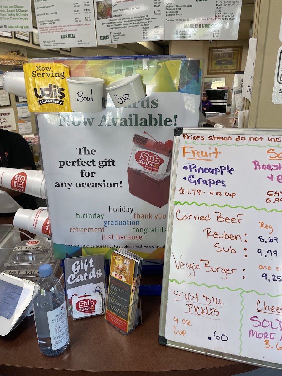 Menu Sub Station Ii-6