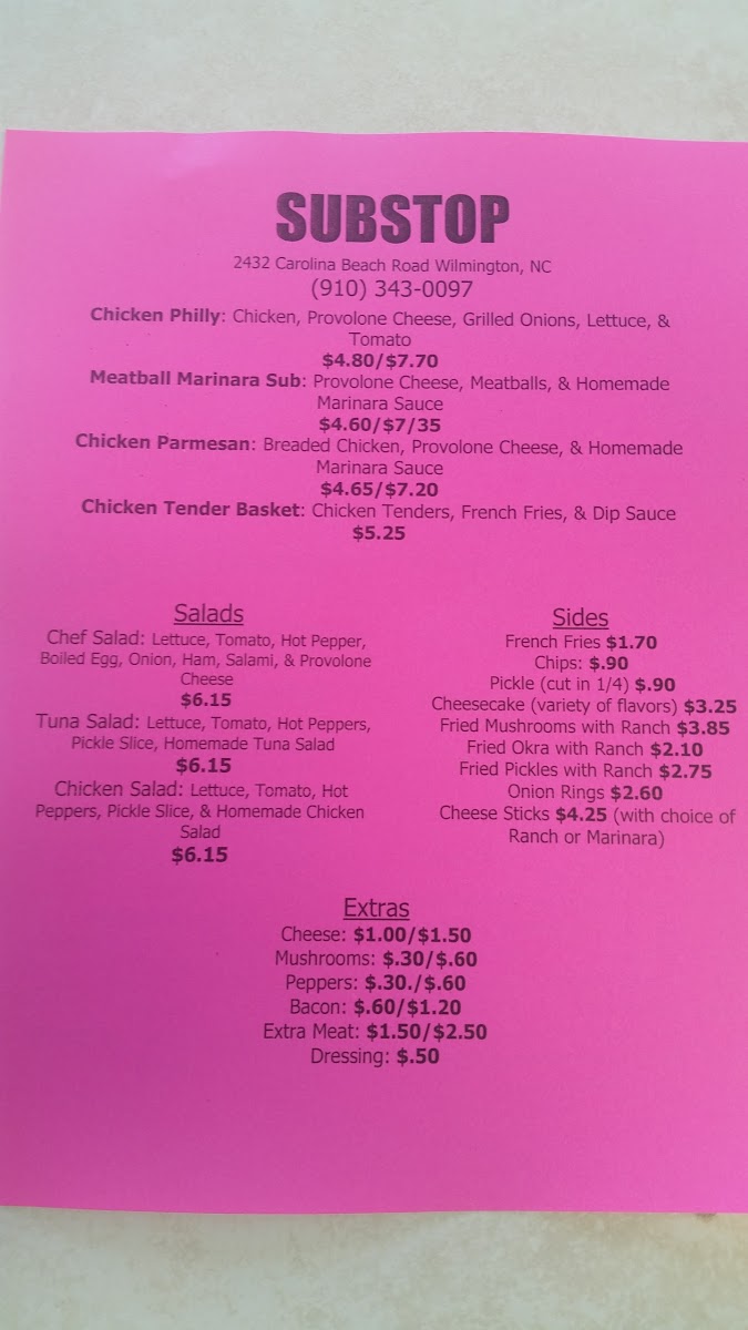 Menu Sub Stop-5