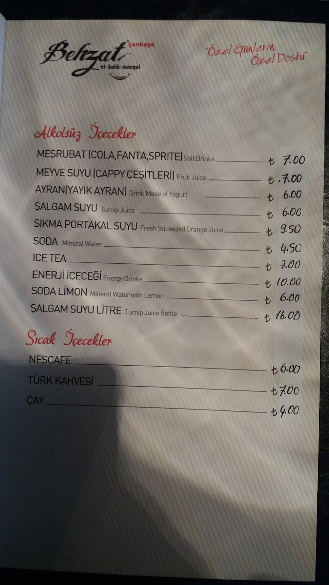 Menu Subaşı Restoran-2