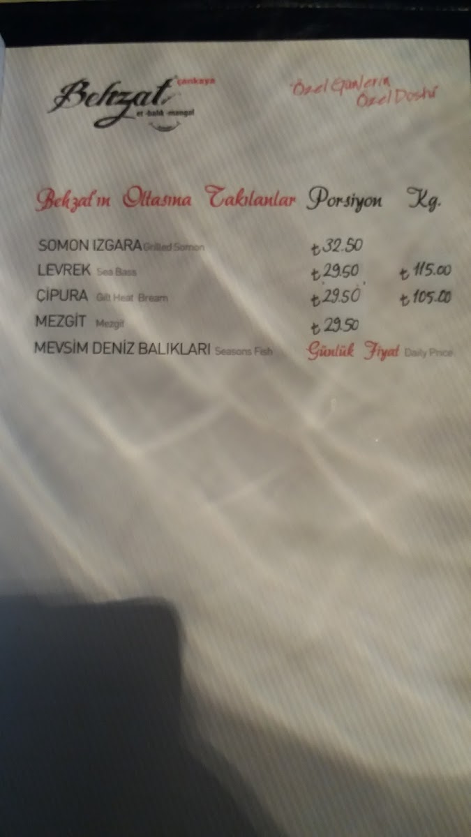 Menu Subaşı Restoran-3