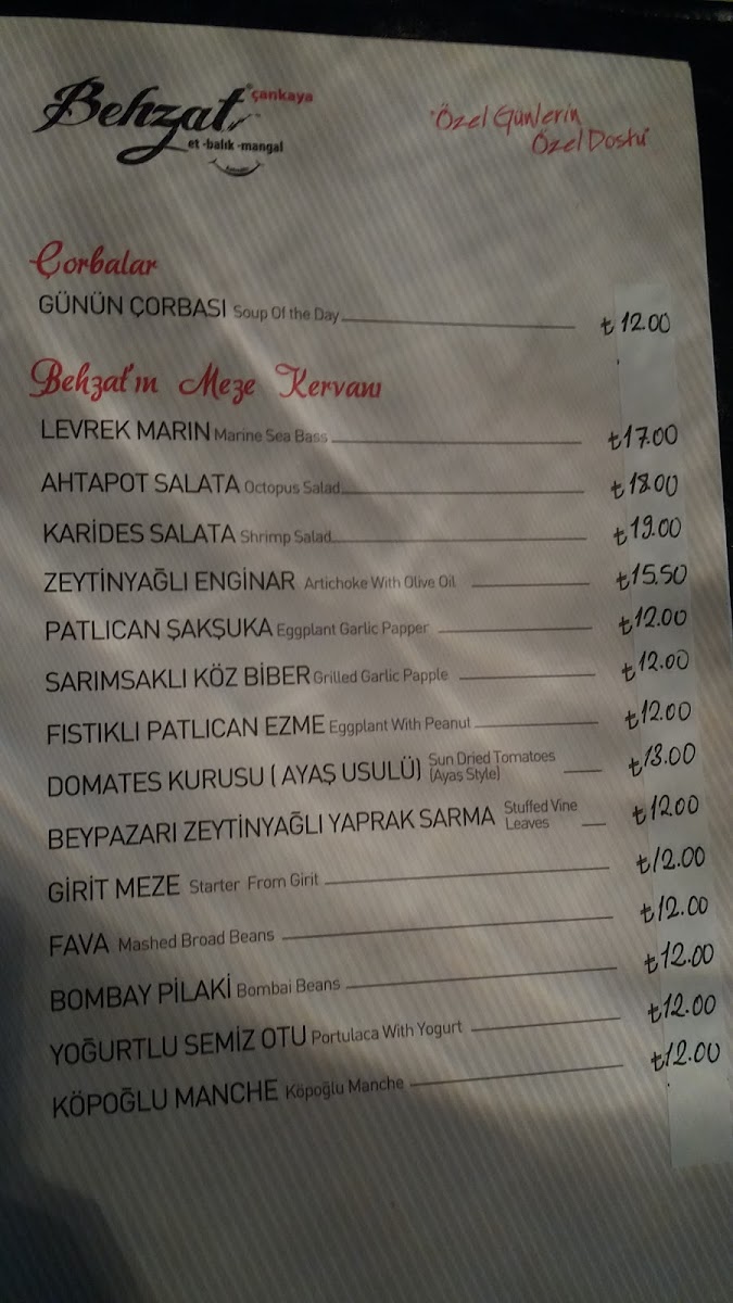 Menu Subaşı Restoran-5