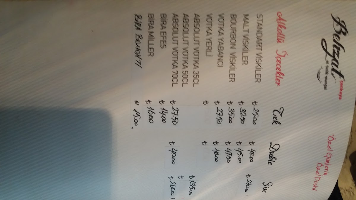 Menu Subaşı Restoran-6