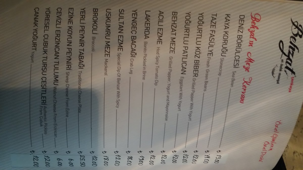Menu Subaşı Restoran-7