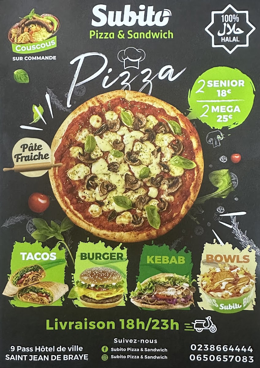 Menu Subito Pizza Et Sandwich-4
