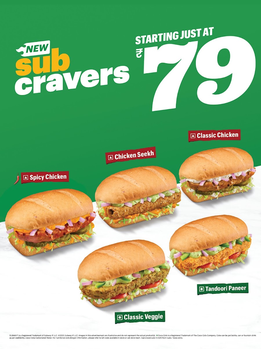 Menu Subway Sector 5 Salt Lake-7