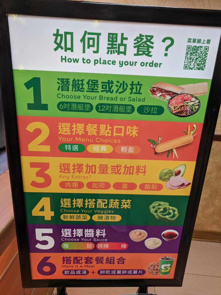 Menu Subway/ncku Branch-5