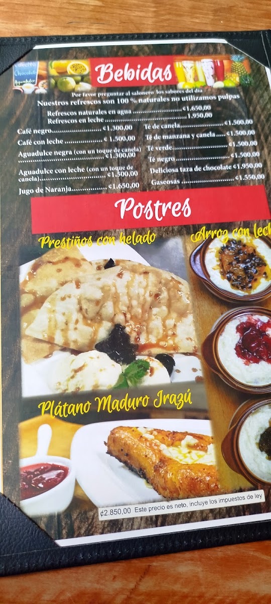 Menu Sueños Del Irazú-10