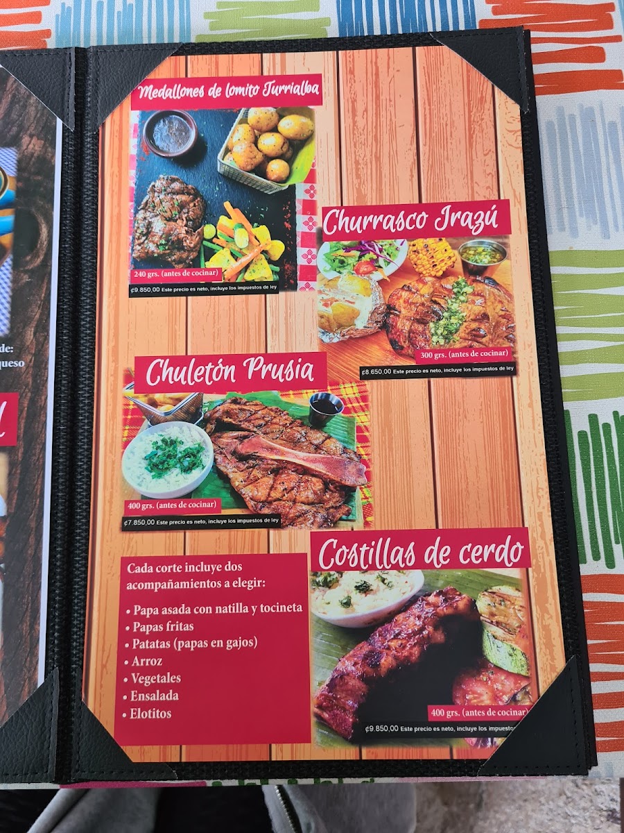 Menu Sueños Del Irazú-9