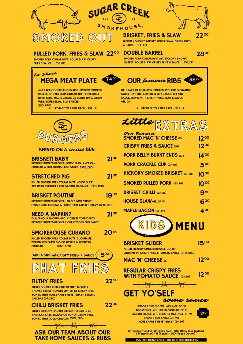 Menu Sugar Creek Smokehouse-1