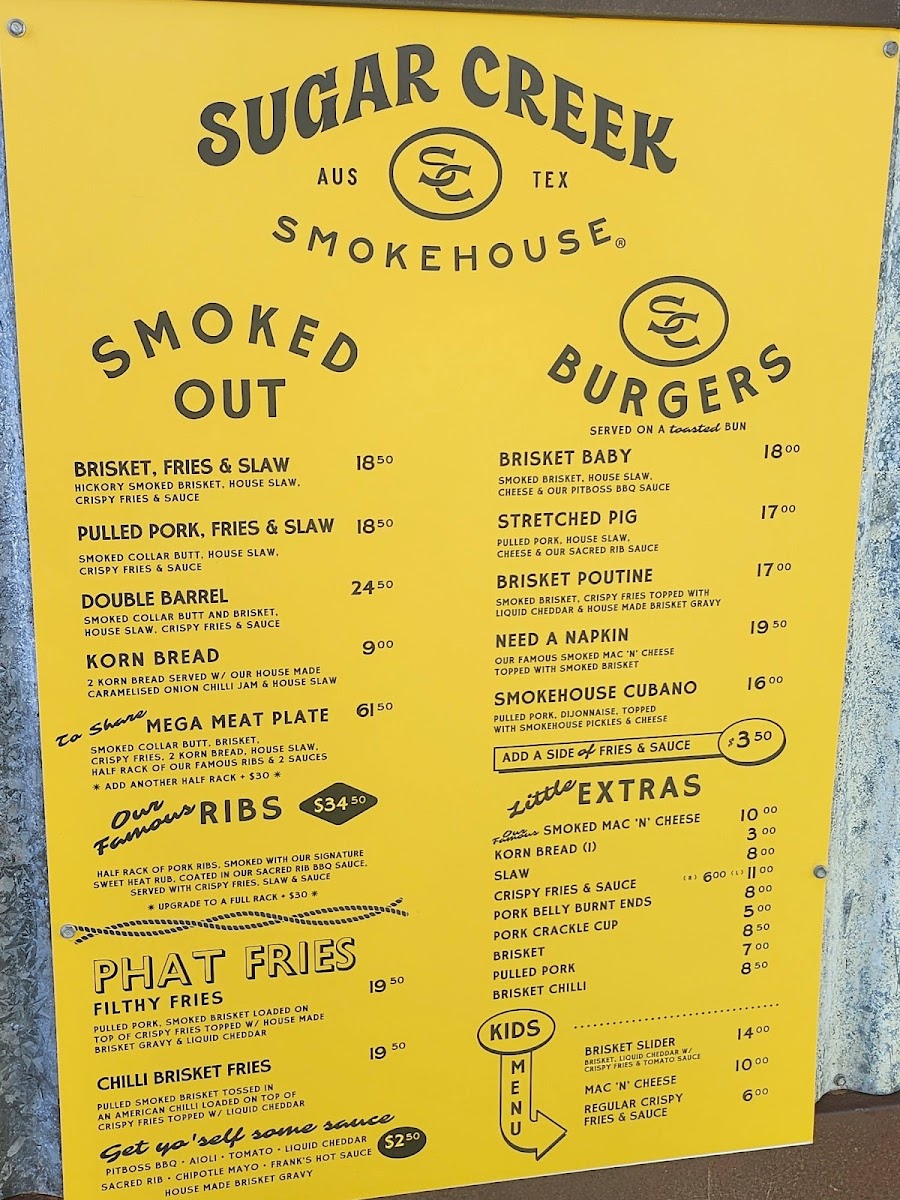 Menu Sugar Creek Smokehouse-7