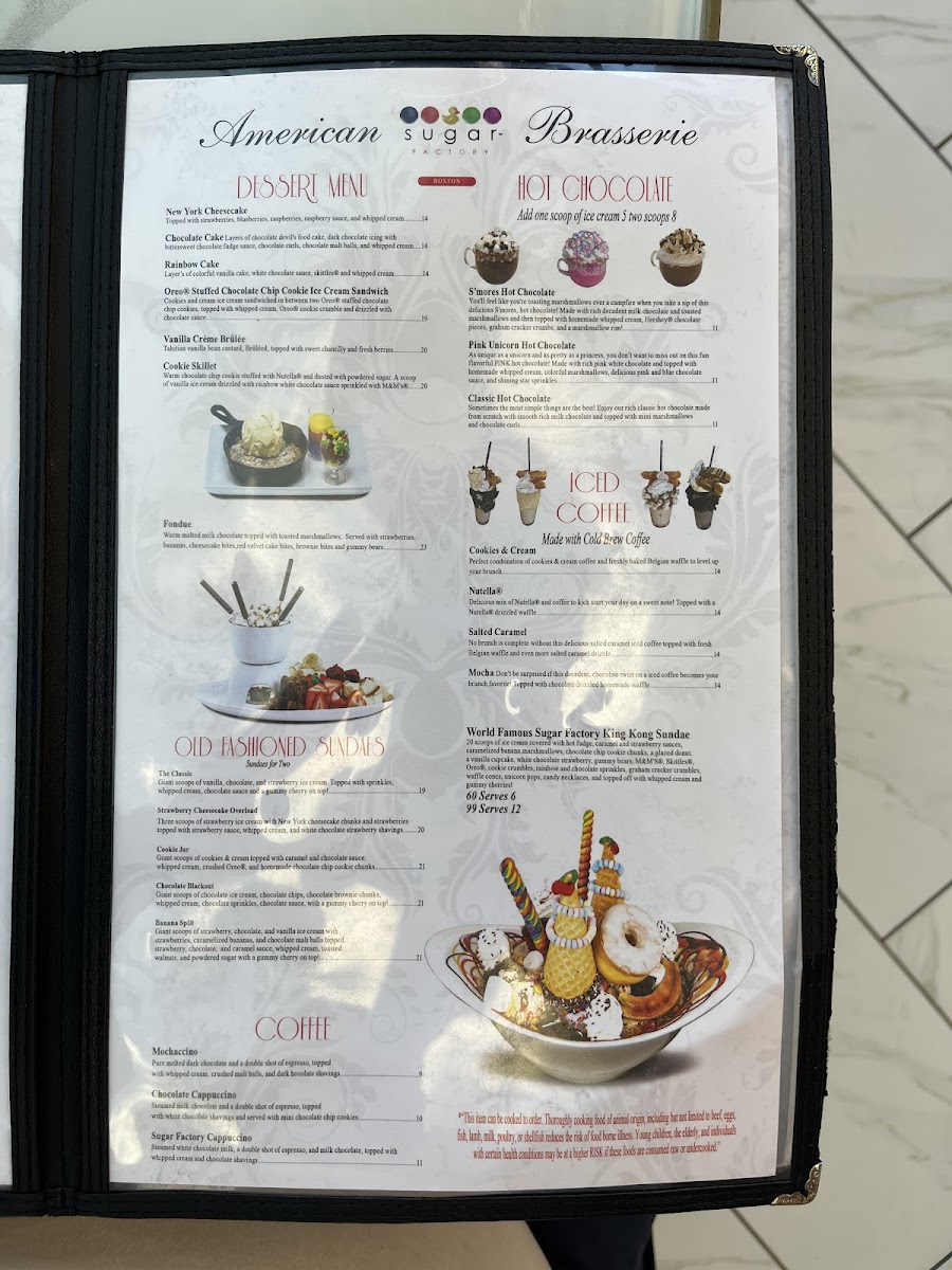 Menu Sugar Factory Boston-8