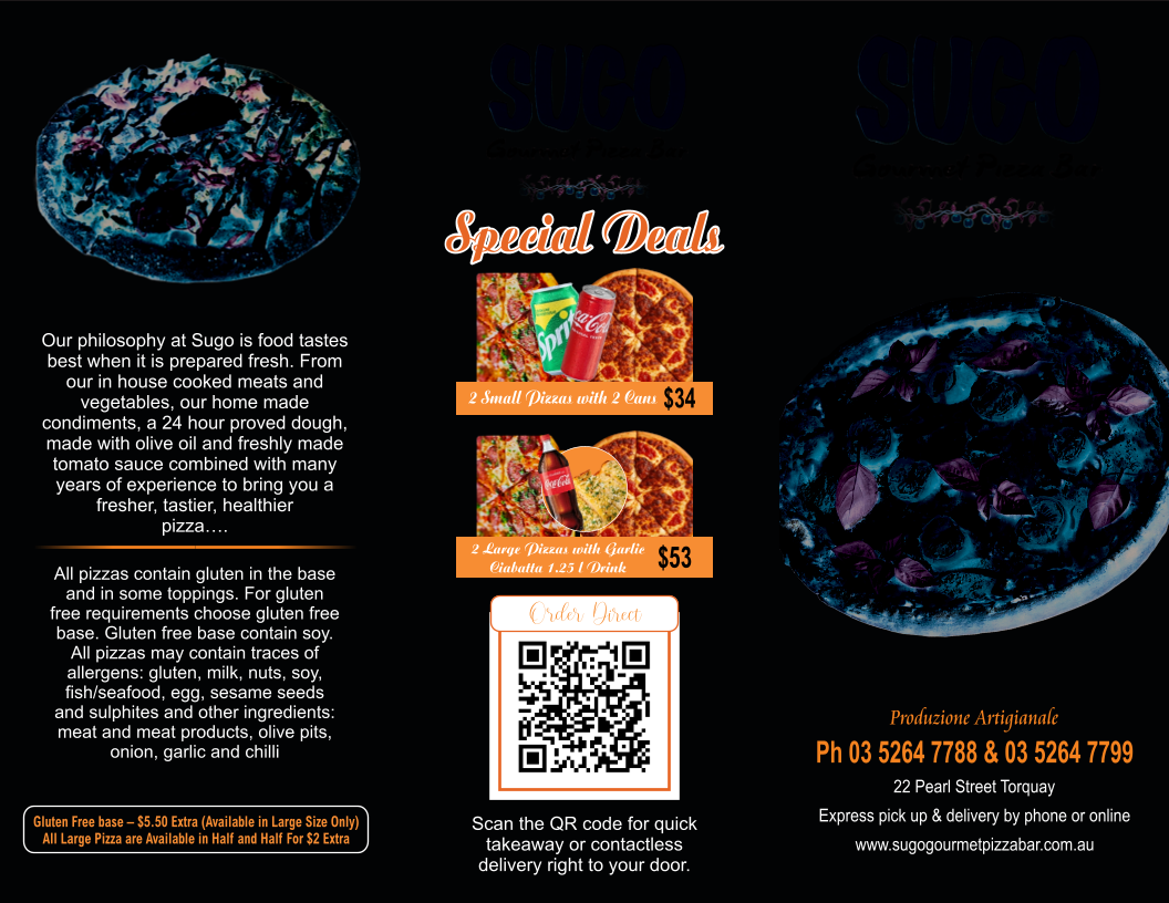 Menu Sugo Gourmet Pizza Bar-2