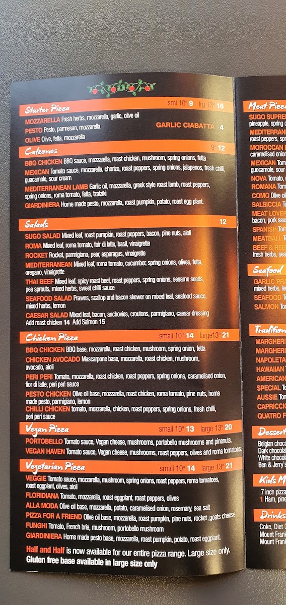 Menu Sugo Gourmet Pizza Bar-4