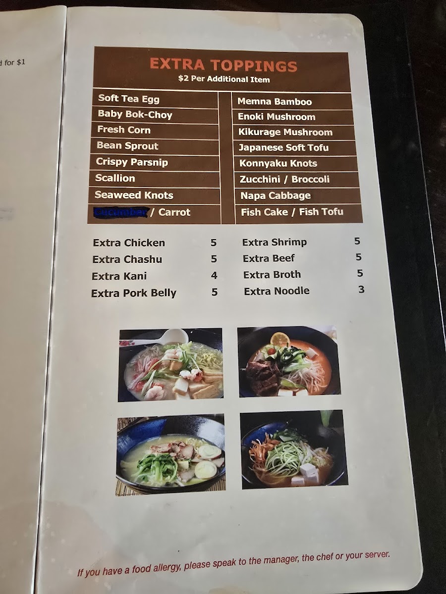 Menu Suki: Japanese Hibachi, Ramen Noodles, And Tea House-8