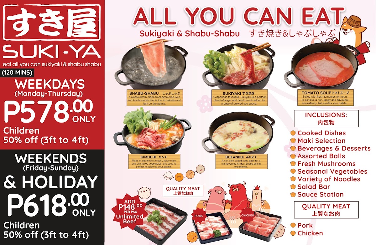 Menu Suki-Ya - Ayala Malls Manila Bay-1
