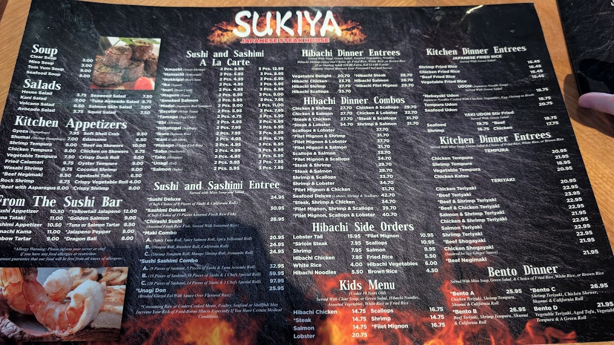 Menu Sukiya Japanese Steak House-3
