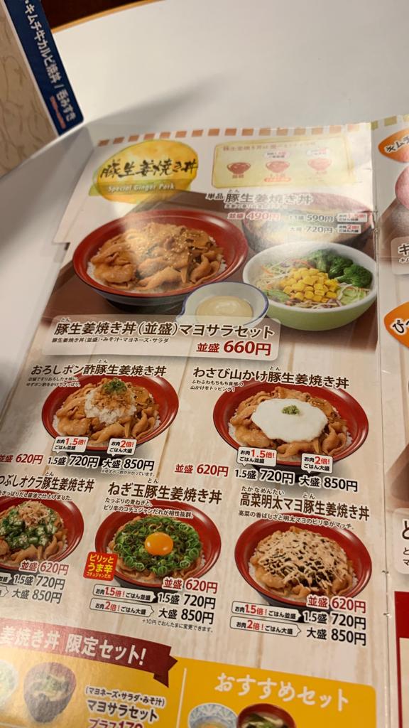 Menu Sukiya Nishikujo-8