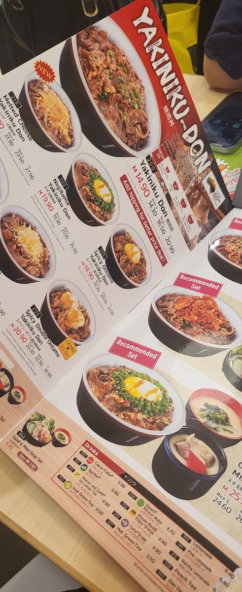 Menu Sukiya Tokyo Bowls & Noodles-Mid Valley Megamall, Kuala Lumpur-1