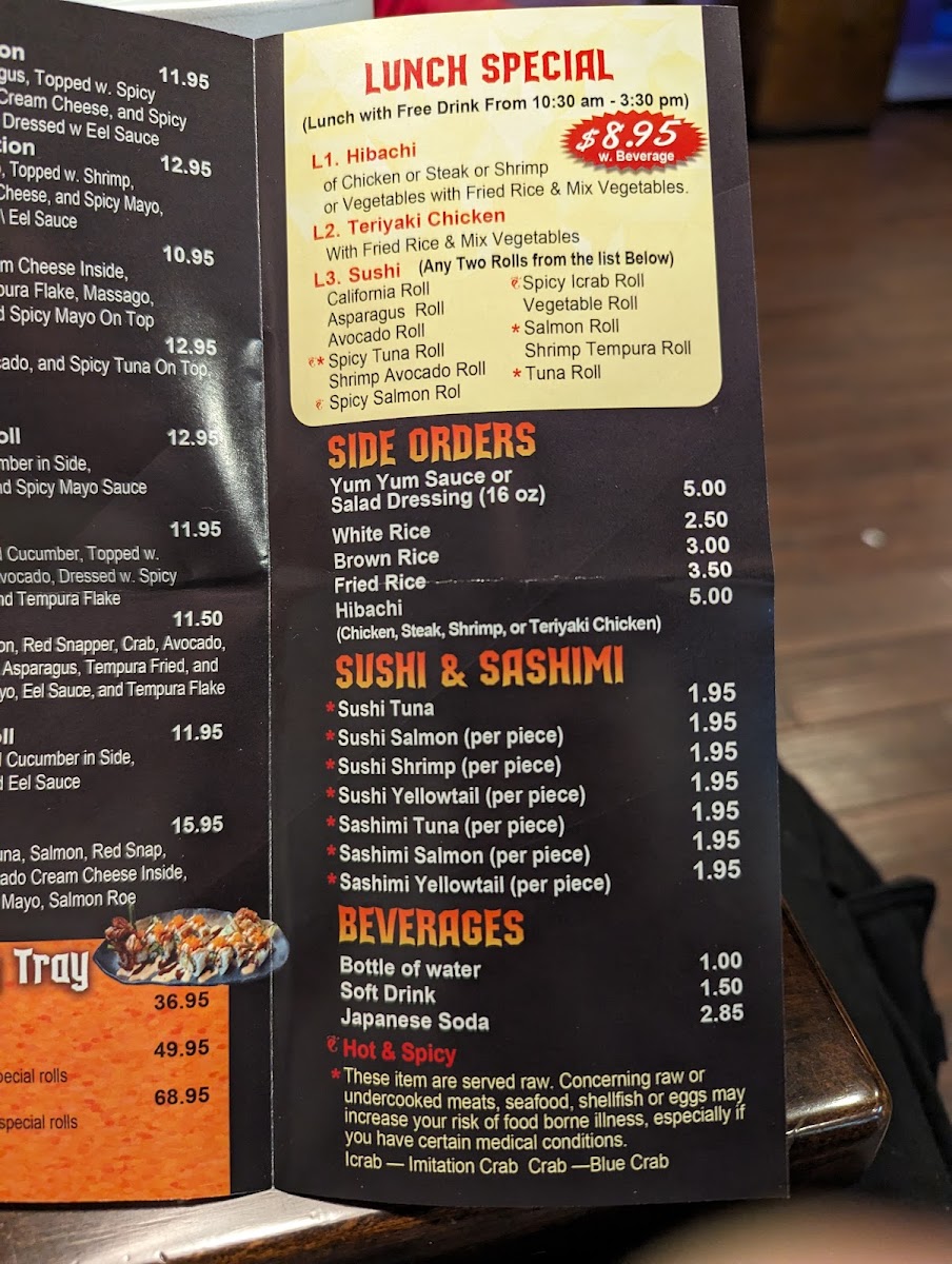 Menu Sukoy Hibachi Express-2