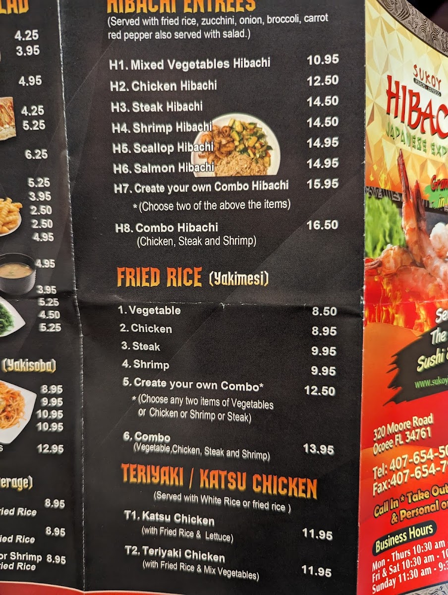 Menu Sukoy Hibachi Express-5