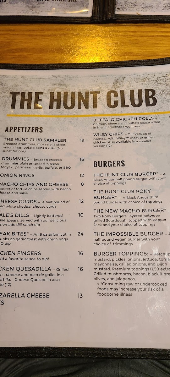 Menu Sullivan’S-4