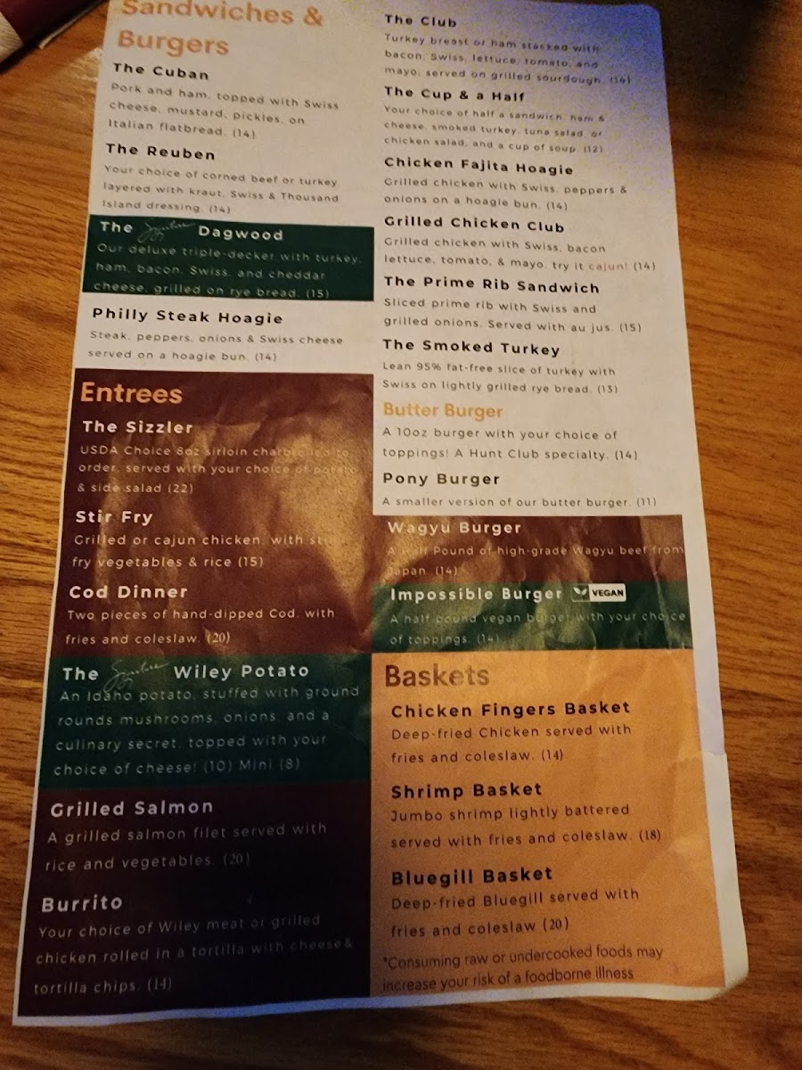 Menu Sullivan’S-5