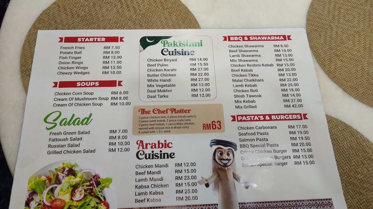 Menu Sultan 804 Restaurant-1