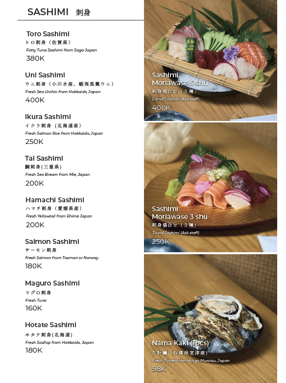 Menu Sumi To Kome Restaurant & Bar-10