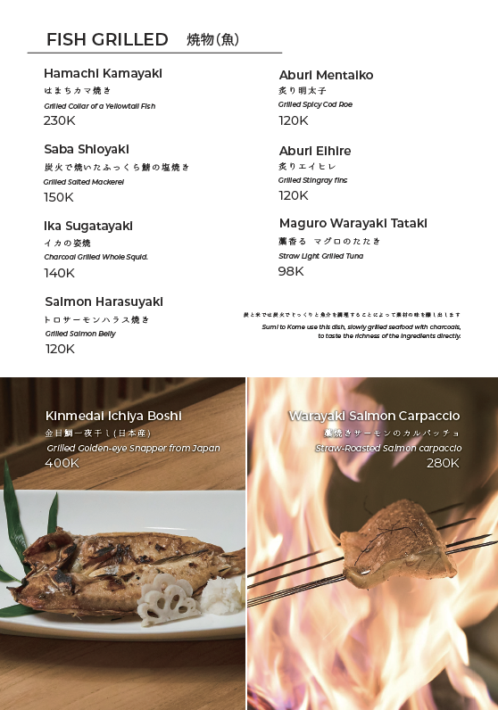 Menu Sumi To Kome Restaurant & Bar-4