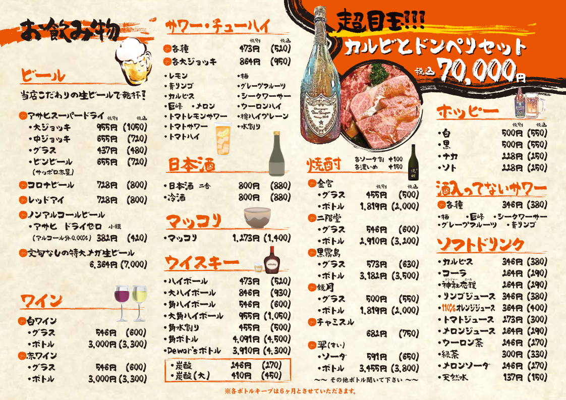 Menu Sumibi Yakiniku Shichirin-Tei-1
