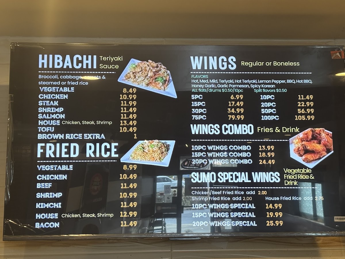 Menu Sumo Hibachi & Wings-2