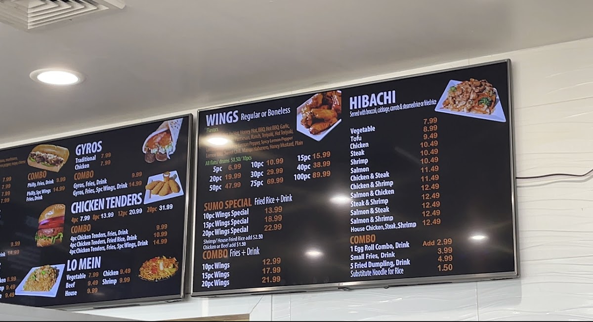 Menu Sumo Hibachi & Wings-5