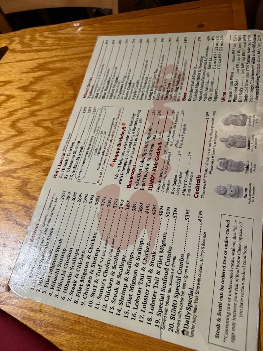 Menu Sumo Japanese Steak House-4