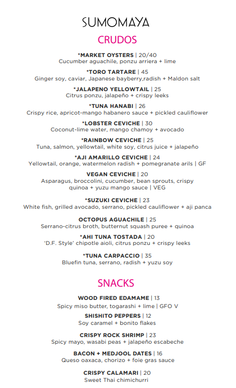 Menu Sumomaya-2