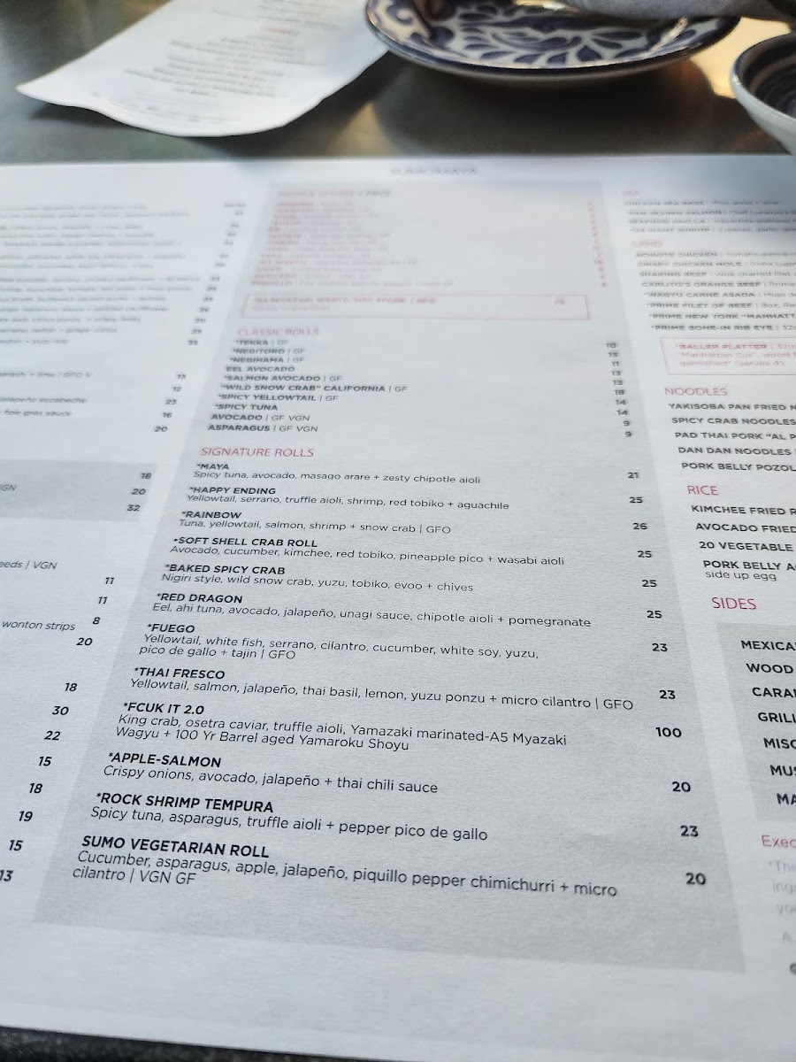 Menu Sumomaya-8