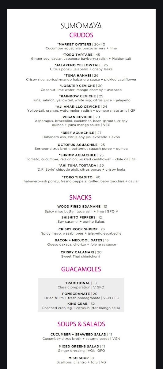 Menu Sumomaya-9