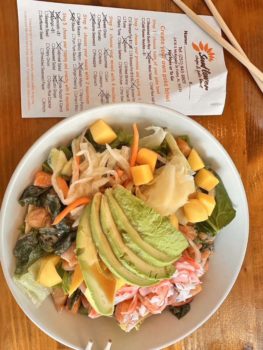 Menu Sunflower Crepes & Poke Bowl-9