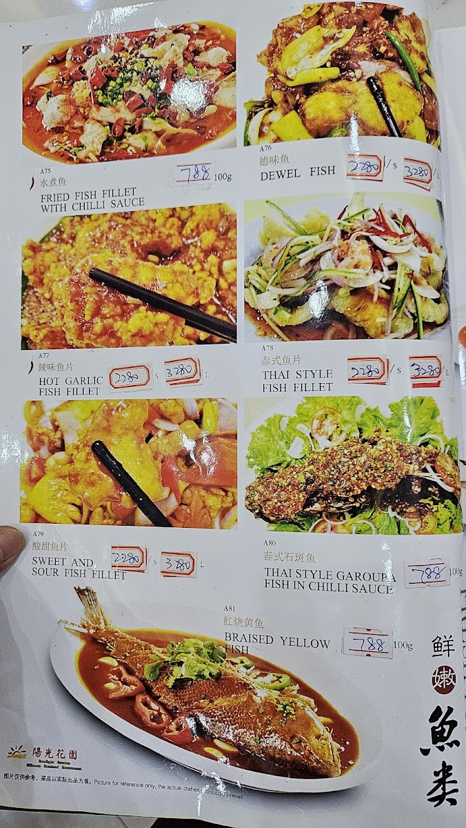 Menu Sunlight Garden Chinese Sea Food Restaurant-4