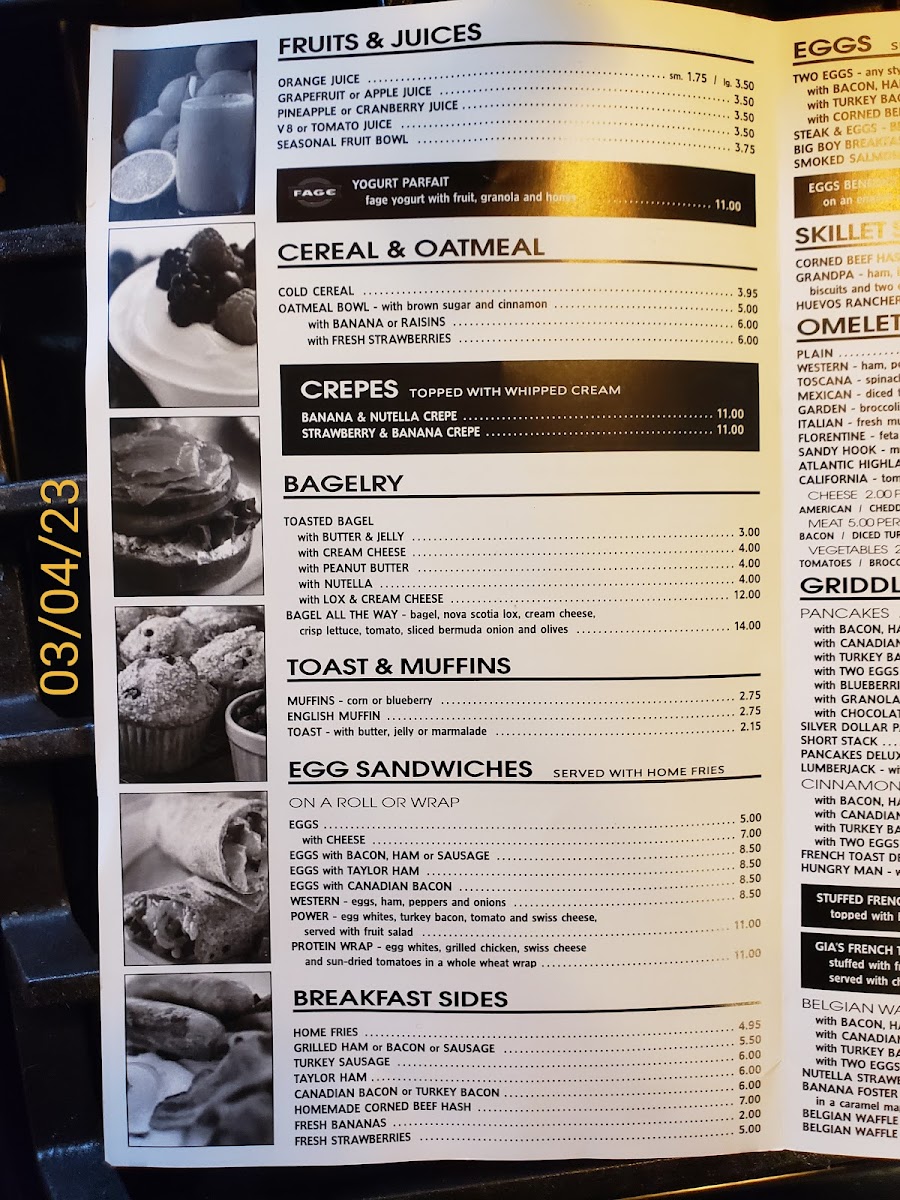 Menu Sunny Side Diner-10
