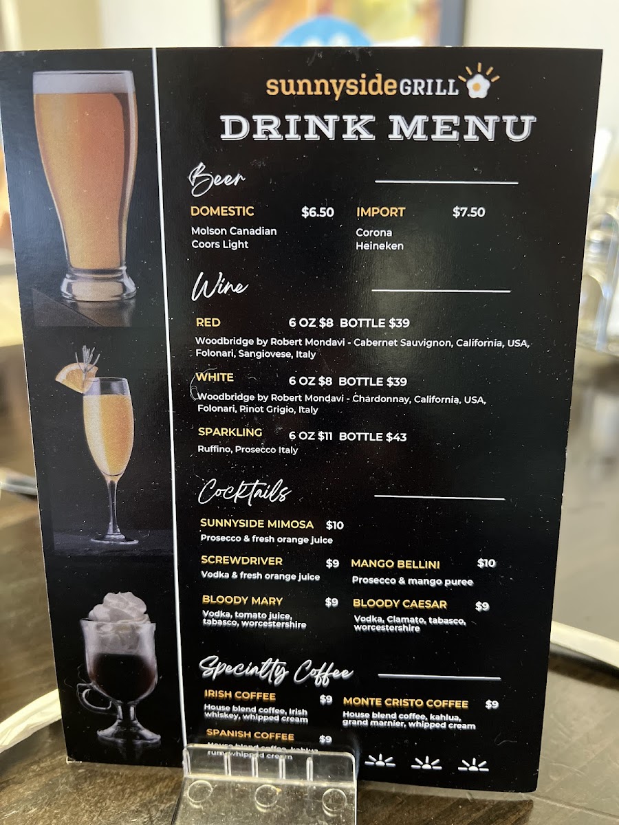 Menu Sunnyside Grill Hamilton-2
