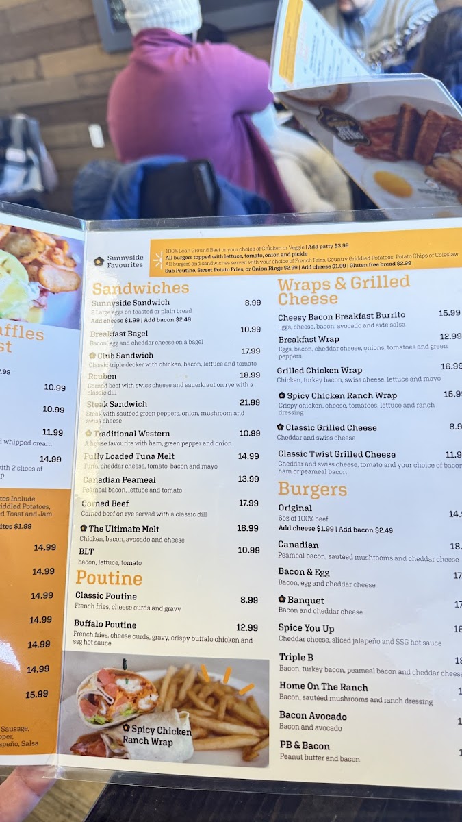 Menu Sunnyside Grill Hamilton-7