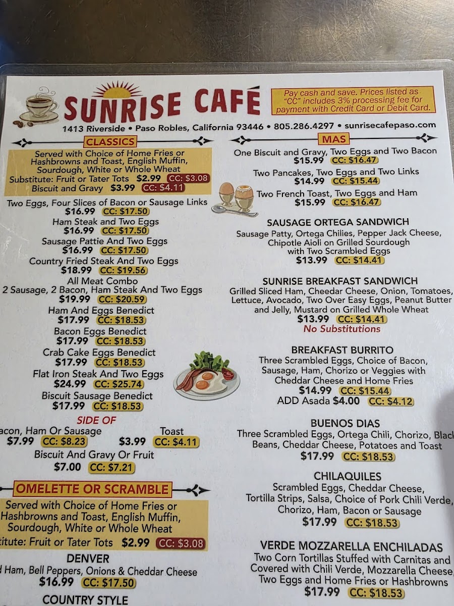Menu Sunrise Cafe-3