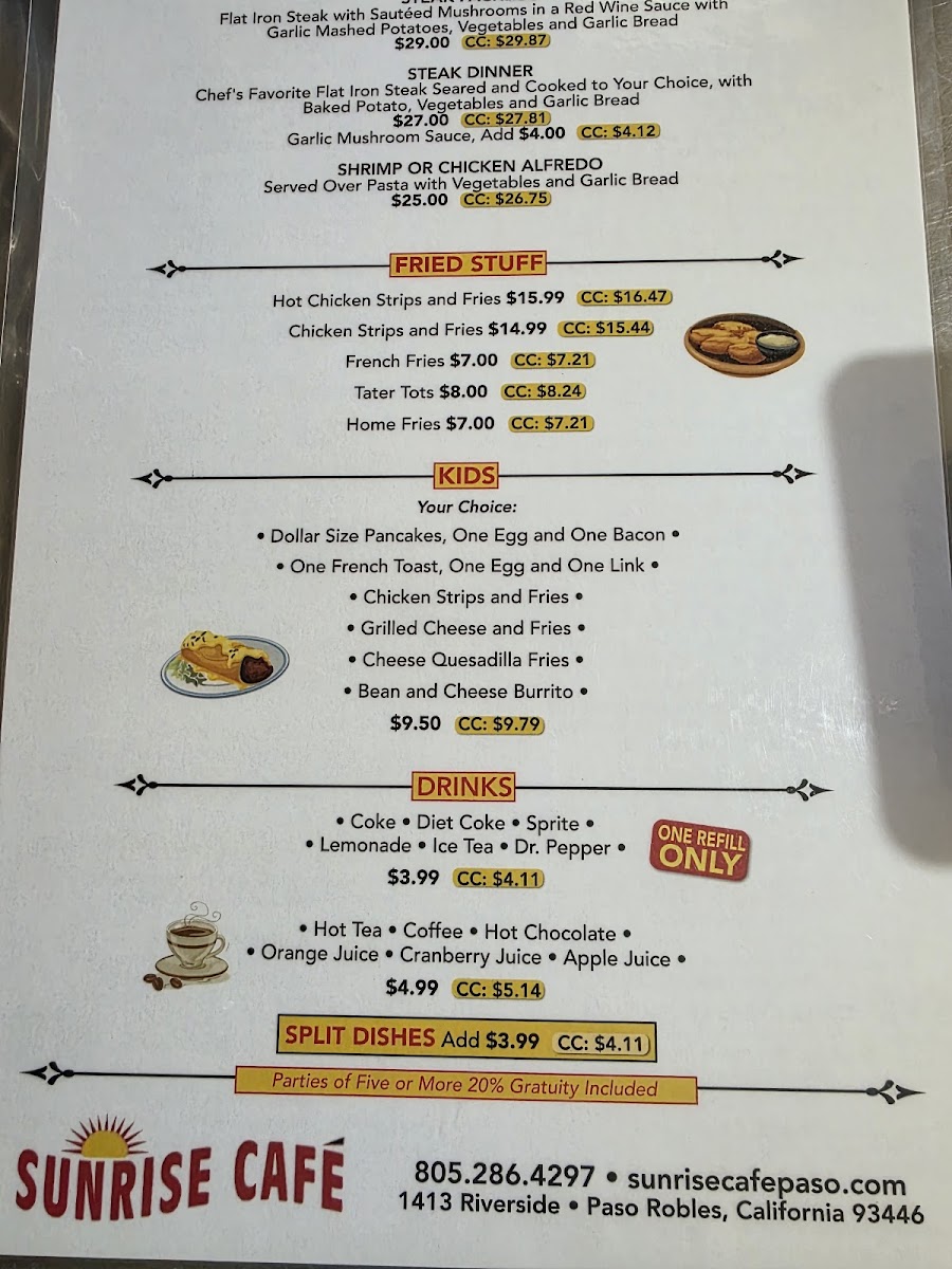 Menu Sunrise Cafe-4