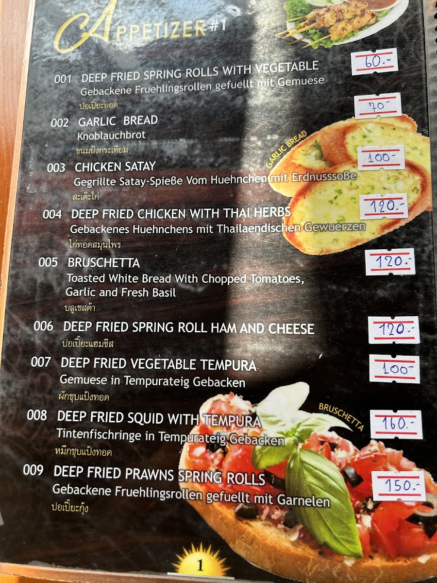 Menu Sunrise Restaurant & Bar-2