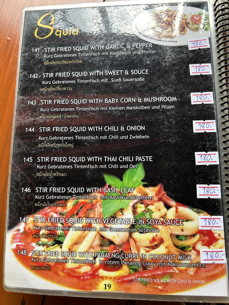 Menu Sunrise Restaurant & Bar-5
